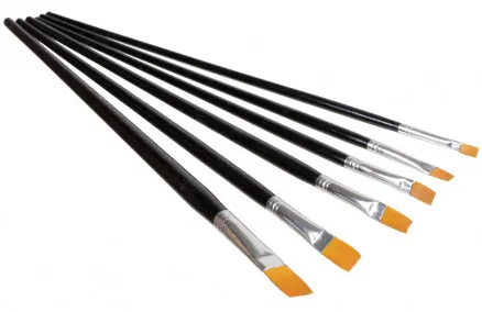 Artino Paint Brushes/Artist Brush Set Flat Synthetic Assorted Sizes