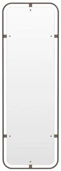 Audo Nimbus Mirror Rectangular Burnished Brass
