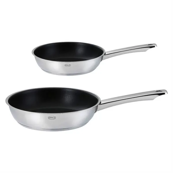 Rösle Moments frying pan set 20 + 28 cm - Non-stick/stainless steel