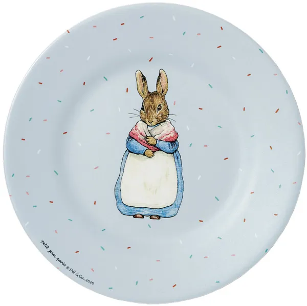 Peter Rabbit, plate grey
